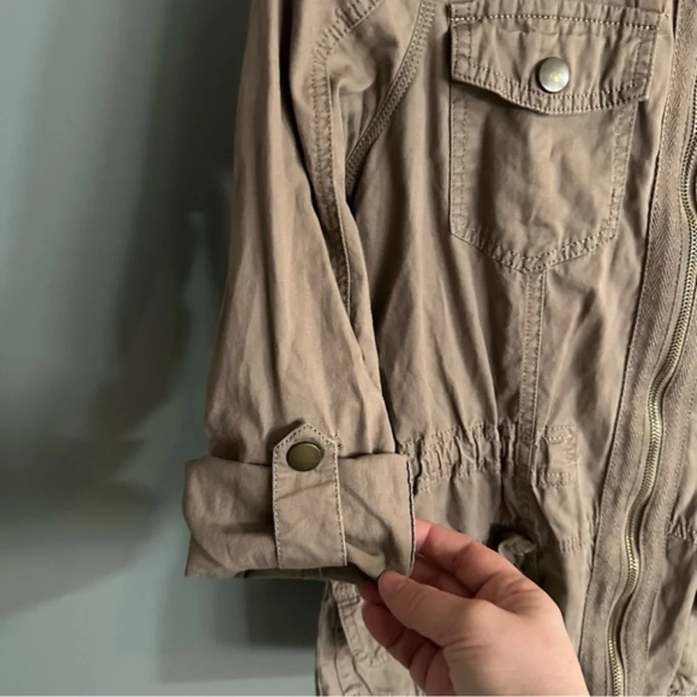 Daytrip Utility Jacket with Removable‎ Hood | Brown